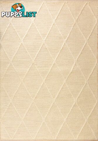 Diamond Cream Felted Wool Rug 80 x 320CM  - COLOMBO-CREAM-80