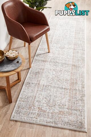 Mayfair Lorissa Silver Runner Rug 500X80CM  - MAY-LOR-SIL-500X80