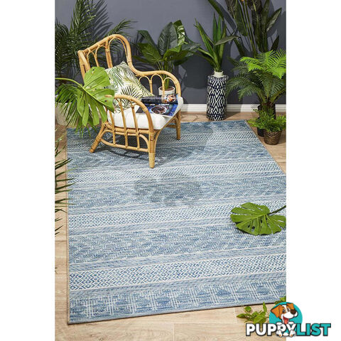 Terrace Urban Rug Blue 400X80CM  - TER-5505-BLU-400X80