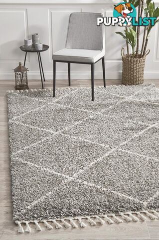 Saffron 22 Grey Rug 170X120CM  - SAF-22-GRY-170X120