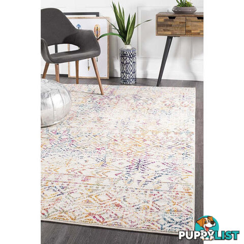 Oasis Ismail Multi Grey Rustic Rug 290X200cm  - OAS-456-MULT-290X200