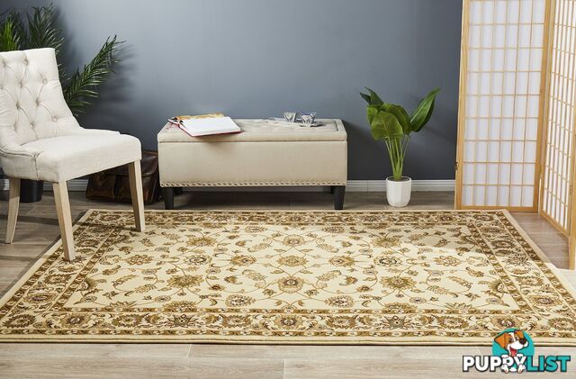 Classic Rug Ivory with Ivory Border 230x160cm  - SYD-1-II-230X160