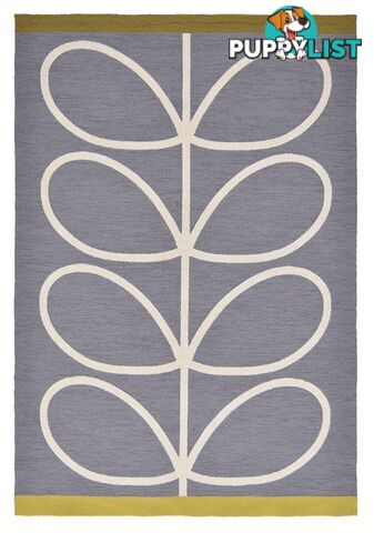 Giant Linear Stem Slate Outdoor Rug 200 x 140CM  - BC-OK-460605-200X140