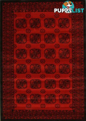 Istanbul 4 Red Black Rug 330x240cm  - IST-4-RB-330X240