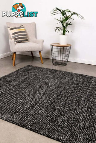 Ava Charcoal Rug 200 x 290CM  - CAVENUE-CHARCOAL