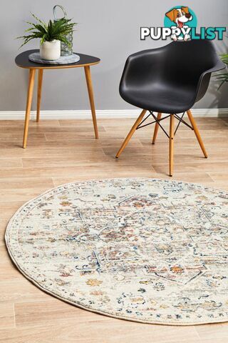 Century 911 Silver Round Rug 240X240CM  - CEN-911-SILV-240X240