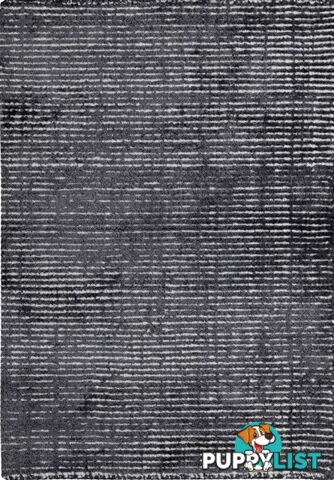 Hampton Charcoal White Rug 155 x 225CM  - Hampton-Charcoal-White