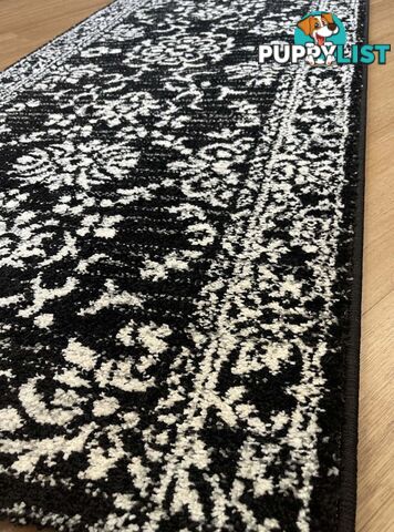 Seville Traditional Hallway Runner 80CM Wide 3M  - Axon-614682-black