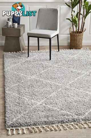 Saffron 22 Silver Rug 330X240CM  - SAF-22-SIL-330X240