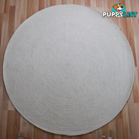 Cara Ivory Round Rug 250 Circle  - CORACIRC-250-IVORY