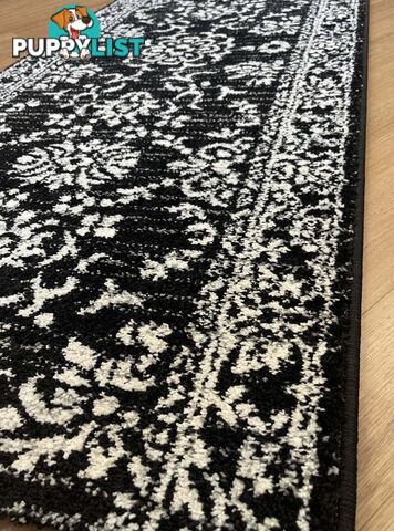 Seville Traditional Hallway Runner 80CM Wide 2M  - Axon-614682-black