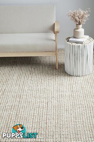 Arabella Wool Jute Natural Runner Rug 400X80CM  - ARA-NAT-400X80