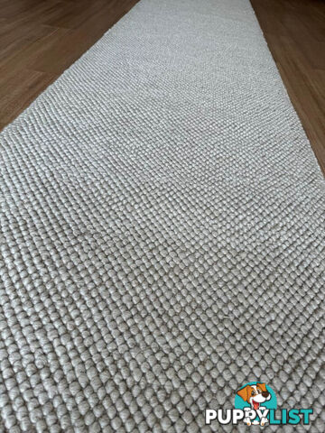 Rustica Light Beige Hallway Runner 80cm Wide 3.5M  - RUSTA LIGHT BEIGE 80CM