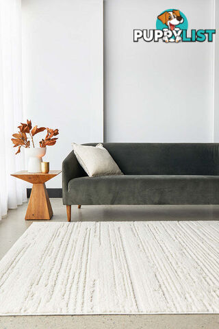 Serenade Ezra White Rug 290X200CM  - SER-EZRA-WHT-290X200