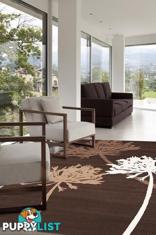 Silver Brown Rug 1642-N11 230x160cm  - 1642-N11-230