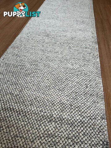 Rustica Silver Hallway Runner 80cm Wide 14.5M  - RUSTA SILVER 80CM