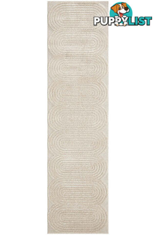 Lotus Carl Beige Runner Rug 400X80CM  - LOT-CARL-BEIGE-400X80