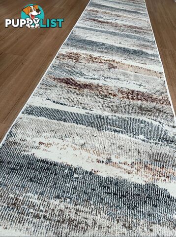 Malina Strokes Hallway Runner 80cm Wide 14.5M 