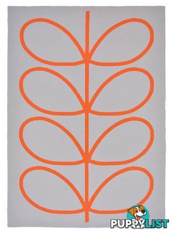 Giant Linear Stem Persimmon Outdoor Rug 280 x 200CM  - BC-OK-460703-280X200