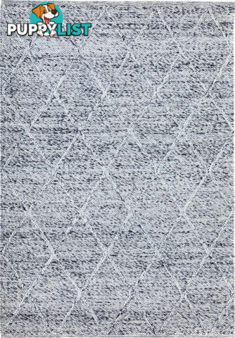 Diamond Grey Felted Wool Rug 200 x 290CM  - CCOLOMBO-GREY