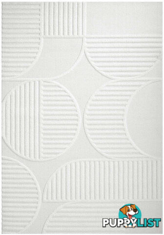 Lotus Leo White Rug 330X240CM  - LOT-LEO-WHITE-330X240