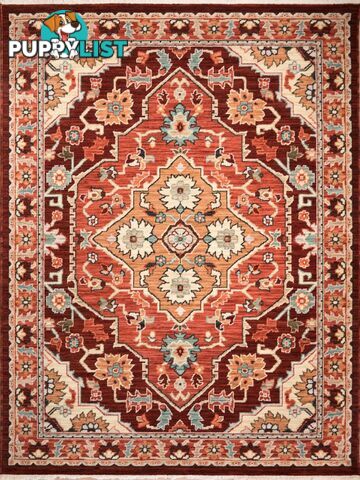 Kachan Red Medallion Rug 230 x 320CM  - DKASHAN-4929-Z