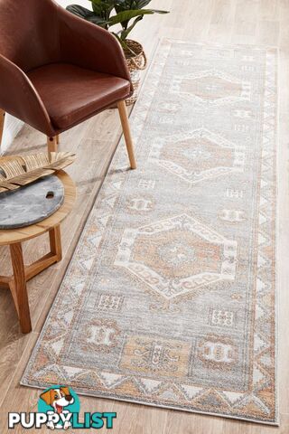 Mayfair Caitlen Grey Runner Rug 300X80CM  - MAY-CAT-GRY-300X80