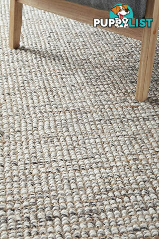 Arabella Wool Jute Grey Runner Rug 300X80CM  - ARA-GREY-300X80