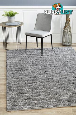 Harvest 801 Steel Rug Hand Woven 280X190CM  - HST-801-STE-280X190