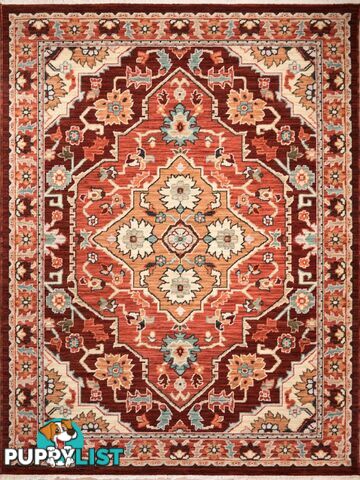 Kachan Red Medallion Rug 200 x 280CM  - CKASHAN-4929-Z