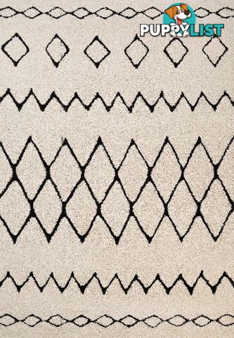 Luana 12 Ivory Charcoal Rug 160 x 230CM  - LUANA-1215-IVORY-CHARCOAL