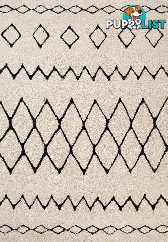 Luana 12 Ivory Charcoal Rug 240 x 380CM  - LUANA-1215-IVORY-CHARCOAL