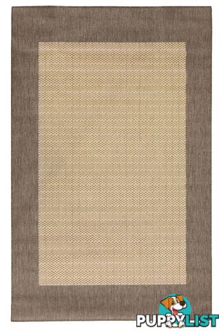 Suva Natural Coffee Flat Woven Rubber Backed Rug 405 712 120x170cm  - A405-712