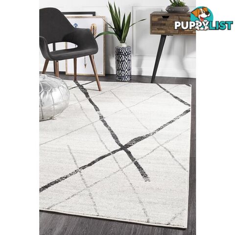 Oasis 452 Grey Contemporary Rug 500X80cm  - OAS-452-GREY-500X80