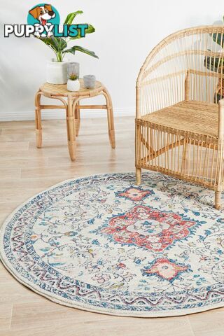 Avenue 705 Pastel Round Rug 150x150CM  - AVE-705-PAST-150X150