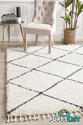 Saffron 22 White Rug 400X300CM  - SAF-22-WHT-400X300