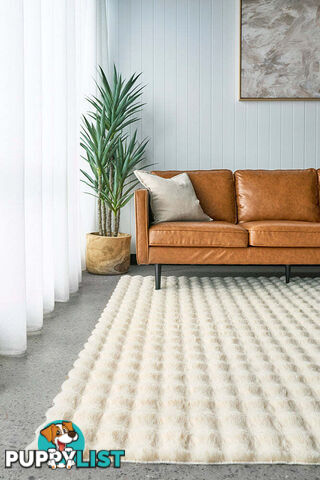 Bubble Natural - Machine Washable Rug 140X70CM  - BUB-NATURAL-140X70