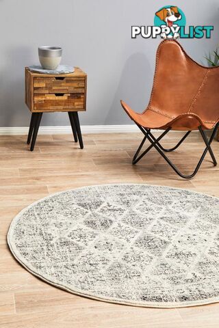 Century 999 Grey Round Rug 240X240CM  - CEN-999-GREY-240X240