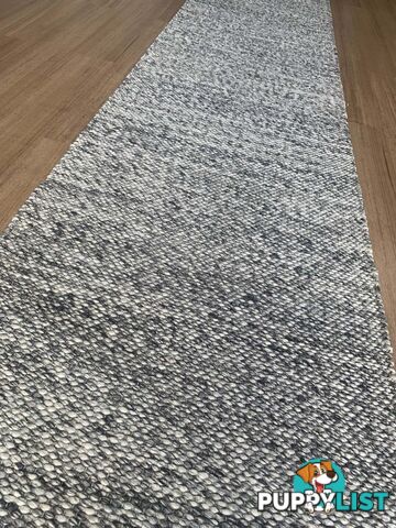 Lani Dark Grey Hallway Runner 80CM Wide 18M  - Park Lane Dark Grey 80cm Runner