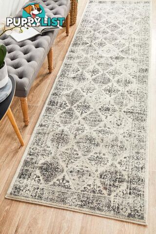 Century 999 Grey Runner Rug 300X80CM  - CEN-999-GREY-300X80