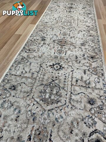 Cozy Ivory Beige Hallway Runner 80CM Wide 6.5M  - Cozy 5419 Ivory Beige