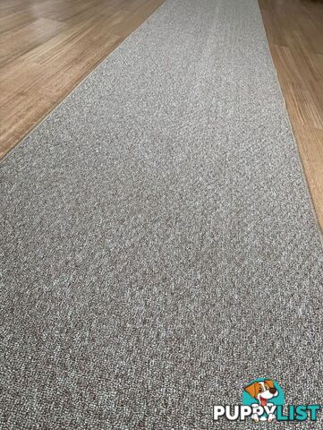 Phoenix Taupe Hall Runner 80cm Wide Non Slip Backing 3.5M  - TANGO - TAUPE 80CM