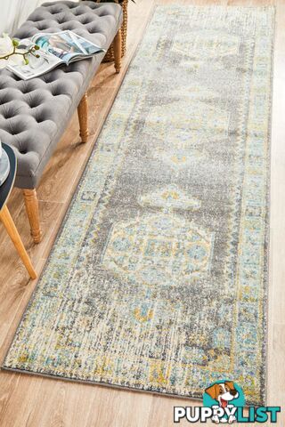 Century 944 Grey Runner Rug 400X80CM  - CEN-944-GREY-400X80