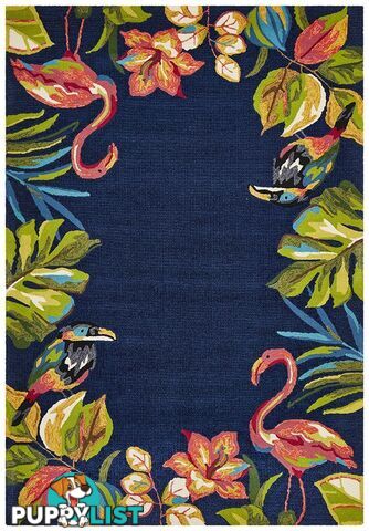 Copacabana 591 Navy Rug 225X155cm  - COP-591-NVY-225X155