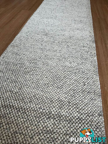 Rustica Silver Hallway Runner 80cm Wide 7.5M  - RUSTA SILVER 80CM