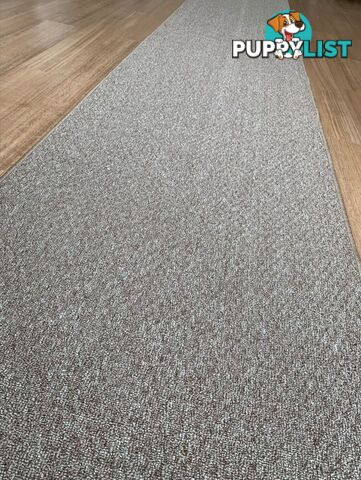 Phoenix Taupe Hall Runner 80cm Wide Non Slip Backing 8.5M  - TANGO - TAUPE 80CM