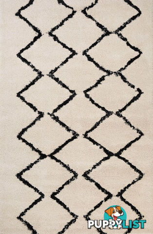 Luana 7 Ivory Charcoal Rug 200 x 290CM  - CLUANA701-IVORYCHAR