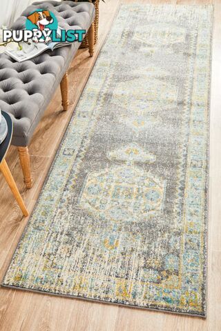 Century 944 Grey Runner Rug 500X80CM  - CEN-944-GREY-500X80