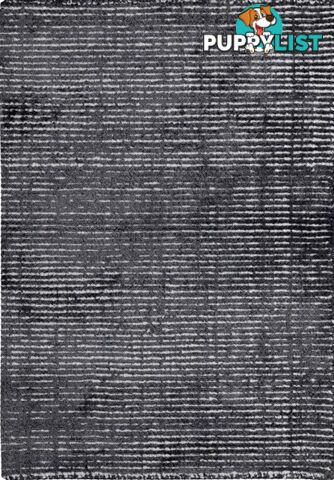 Hampton Charcoal White Rug 200 x 290 CM  - Hampton-Charcoal-White