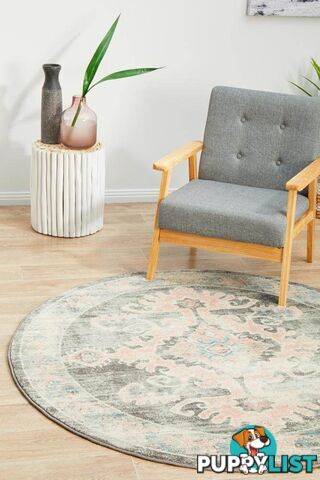 Avenue 701 Grey Round Rug 240X240CM  - AVE-701-GREY-240X240